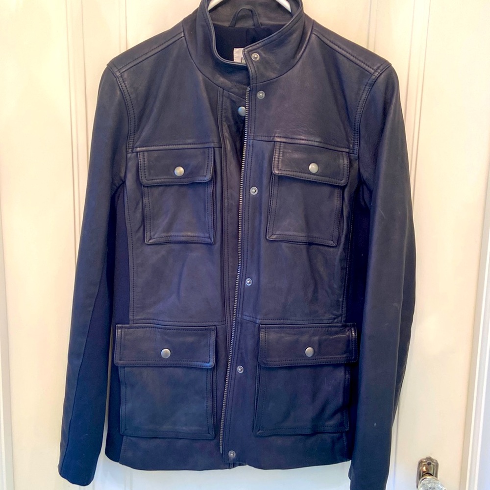 Gap moto leather jacket